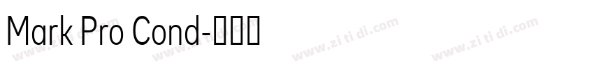 Mark Pro Cond字体转换 Mark Pro Cond字体转换